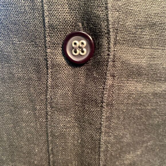 JM Collection Long Black Button Down Dress - Picture 8 of 13